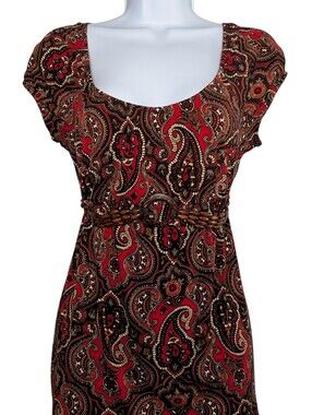 speechless womens size medium paisley boho blouse top y2k summer vintage